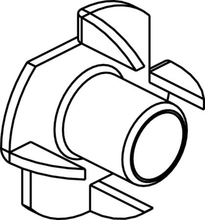 [1914136959] Islagsmøtrik M6