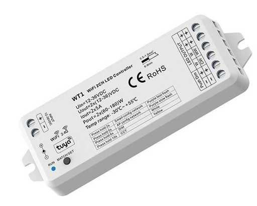 [4501] LEDlife rWave CCT controller - Tuya Smart/Smart Life, Push-dim, 12V (60W), 24V (120W)