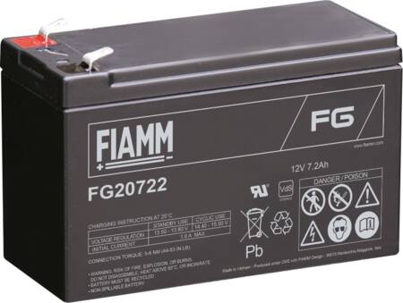 [5485506014] FIAMM BLYBATTERI 12V/7,2AH/6,35MM SP.SKO