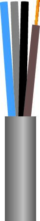 [0833106430] KABEL 4X16 HFIK90 HF, RING MED 15 M ECA