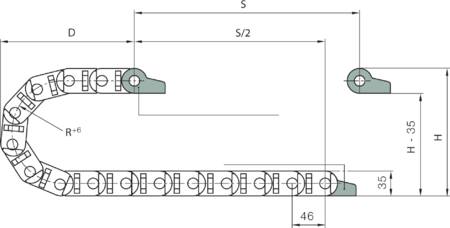[5437406706] IGUS KABELKÆDE 2400.05.100