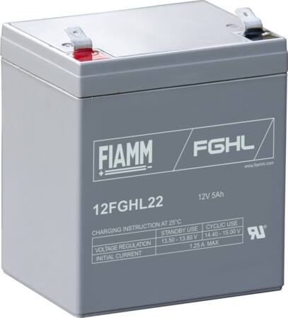 [5494506173] FIAMM 10 ÅRS BLYBATTERI 12V/5AH.