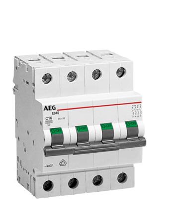 [5401006121] AUTOMATSIKRING C10A 4P 6KA 4M