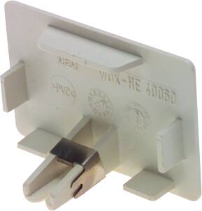 [5500000880] ENDESTYKKE 40X60 MM GRÅ RAL 7035