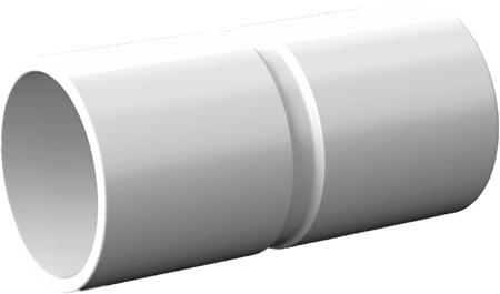 [0810000058] MUFFE PVC 16 MM GRÅ