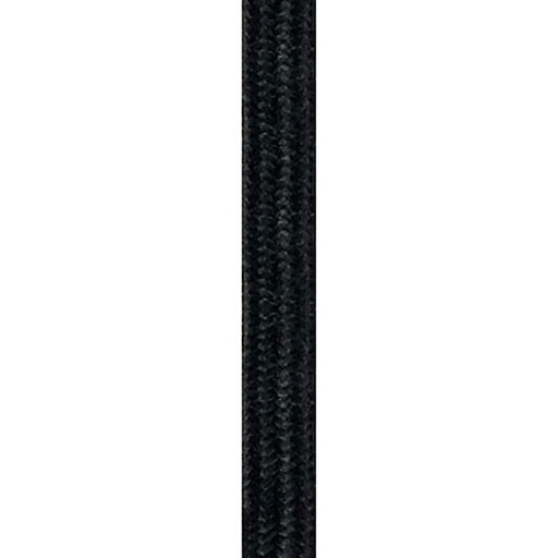 [5732200131-S] Stofledning 3x0,75mm² sort - pr. meter