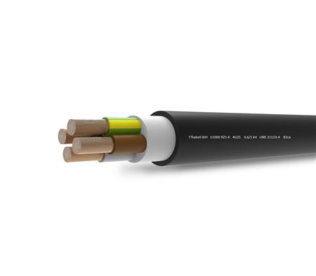 [5401025750] KABEL 4G25 RZ1-K FLEX 500M TR.SORT B2CA