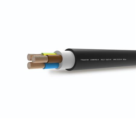 [5401025801] KABEL 3G2,5 RZ1-K FLEX 500M TR.SORT B2CA