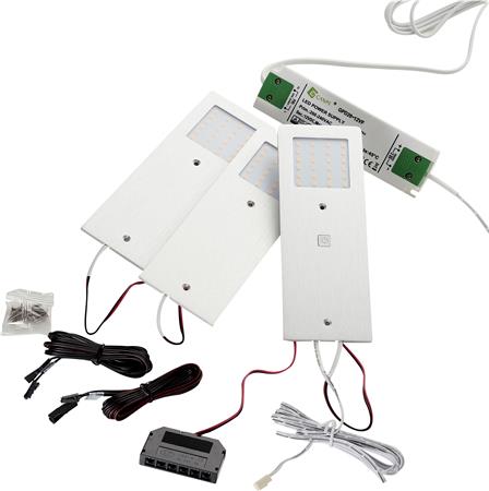 [5401024038] CASTOR 3-KIT, LED SPOT, INKL. DRIVER ALU