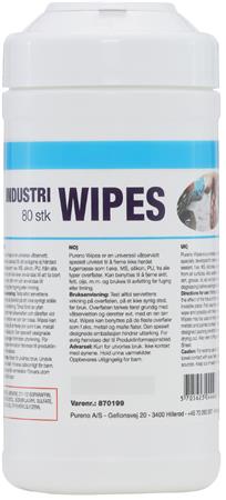 [5439000469] INDUSTRI WIPES 80 STK