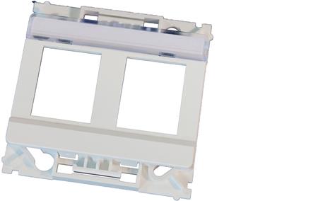 [0886112235] DATAUDTAG 2XRJ45 KEYSTONE TYPE O HVID