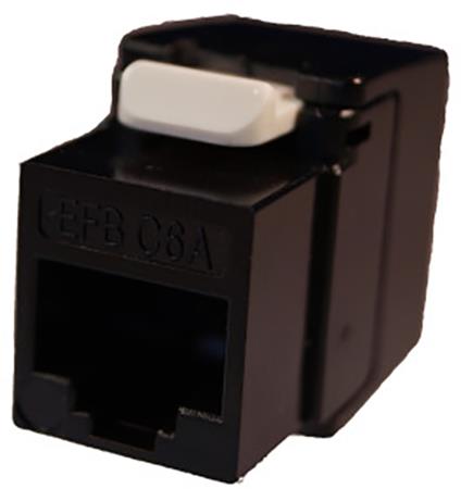 [0886112565] KONNEKTOR UTP KAT 6A - SORT, 100 STK.