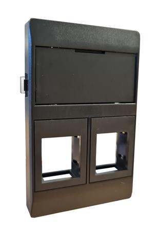 [0810001031] DATAUDTAG 2XRJ45 KEYSTONE TYPE F KOKSGRÅ