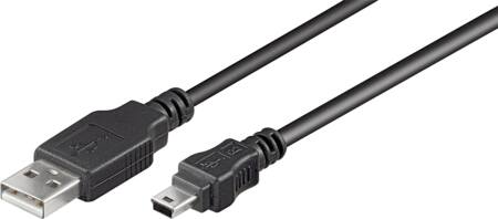 [5486518894] USB KABEL, USB-A TIL MINI USB B, 1,8M