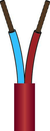 [5435517008] SILIKONEKABEL  2X0,75 SIHF-O TR