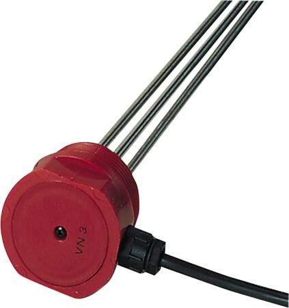 [9624013212] Elektrodeføler 1000mm 1 1/2"RG m/kabel 4 elektroder isolerede Nylon-hoved AISI316