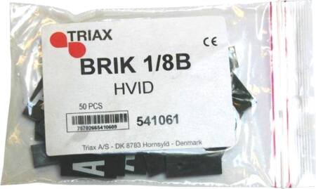 [5411901942] BRIK B 1/8 HVID