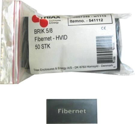[5411901719] BRIK FIBERNET HVID 3/8