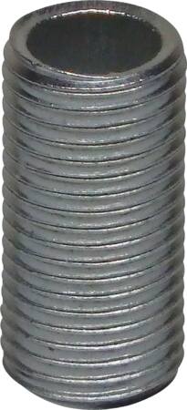 [5449503040] Rørnippel M10x1x25MM rund elgalvaniseret
