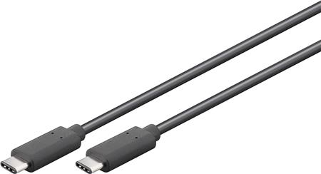 [5486517646] USB-C 3.2 Gen2 Kabel 1m sort