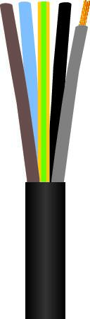 [5495006216] GUMMIKABEL 5G6 H07RN-F, RING MED 15 MTR