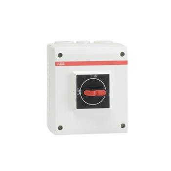 [2118801487] Sikkerhedsafbryder 16 3 polet med hjælpekontakt emc sort greb metrisk gevind OTE16T3M