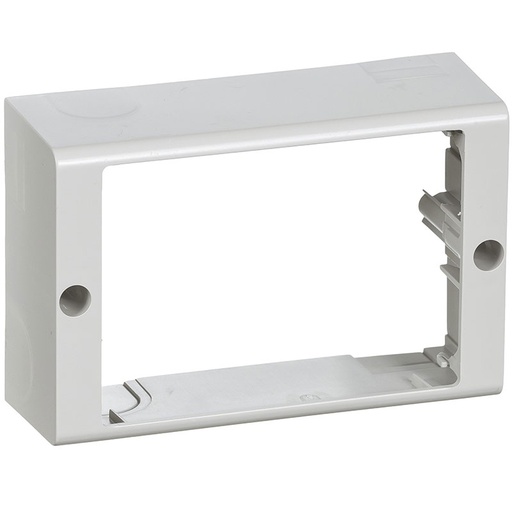 [1017031184] CLIC'LINE® monteringsbox dobbelt lysegrå