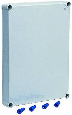 [8212047565] Dæksel Polycarbonat 640x320x50 grå