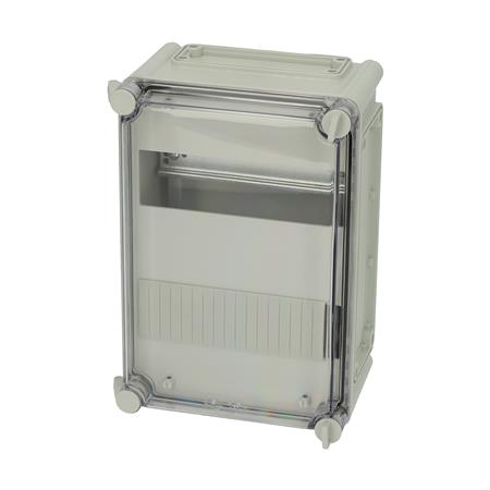 [8212052929] MC EKJB 280x190x130 mm T-2FSH komplet DIN-skinne kasse med indsats for 2x9 moduler