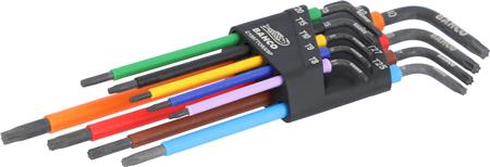[1297421462] TORX®-NØGLESÆT FARVEDE - 9 DELE
