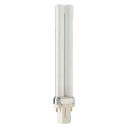 [2055432977] Philips Kompaktrør Master PL-S 9W 827 2P G23 (A)