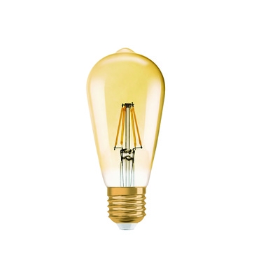 [5657019436] OSRAM Vintage LED Edison 7W (54W) E27 guld dæmpbar