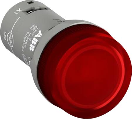 [2118024060] Rød lampe med integreret LED 230V AC CL2-523R
