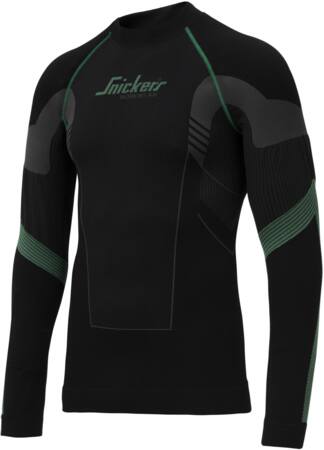 [2897022875] T-SHIRT FLEXIWORK LÆ 9425 SORT/GRÅ XL