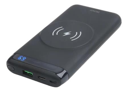 [8494151099] DELTACO TRÅDLØS POWERBANK MED MAGNET