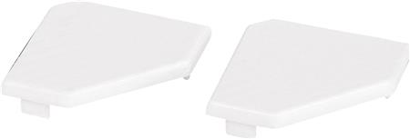 [5445625058] ART ENDESTYKKE HJØRNE HVID 2STK