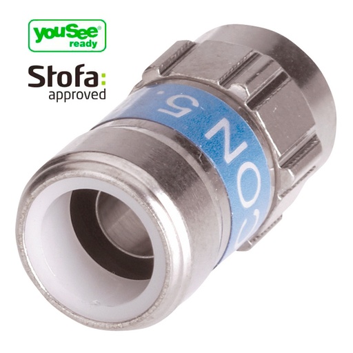 [8287160422] F - Connector Self Install f-56 compression