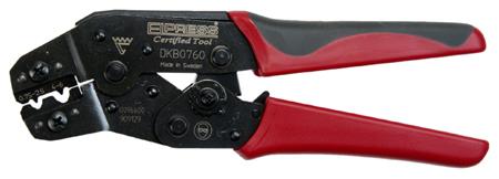 [2997203646] Pressetang DKB0760 f/ Cu 0,75-6mm2 knoppresning