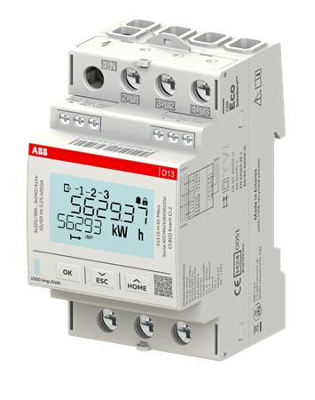 [5401039592] D13 15-M 65 Modbus 3-fase energimåler direkte måling 65 A Modbus MID