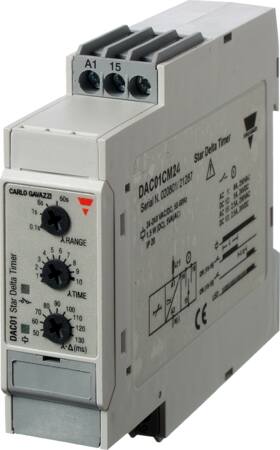 [9623017015] Tidsrelæ Stjerne/trekantstimere 24VDC & 24-240VAC Byggebredde 175mm