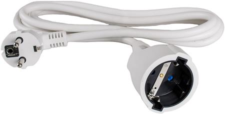 [0828101819] KABELSÆT SCHUKO 3M 3G1,5MM² HVID HF