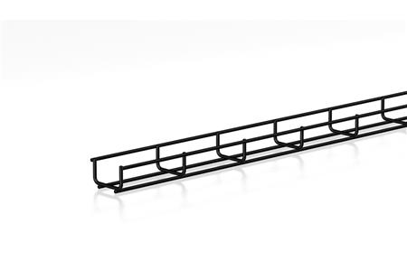 [0810000771] GITTERBAKKE 35/100 MM SORT BK8 Ø4,0