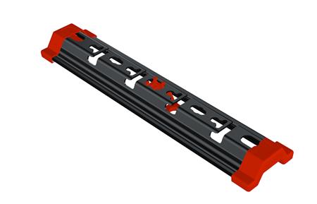 [0810000505] CENTERBÆRING S-PLUS 500 MM SORT BK8