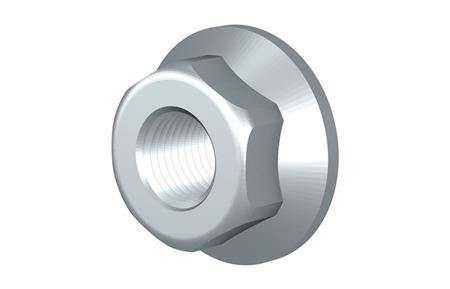 [0810000378] FLANGEMØTRIK M6 SORT BK8