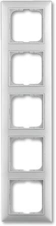 [5417517602] B55 Ramme 5 moduler blank hvid