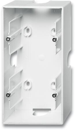 [5417517589] ABB-basic55 Underlag mat hvid 2 moduler leveres uden ramme