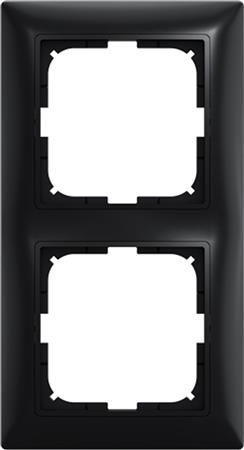 [5401002808] B55 Ramme 2 moduler mat sort