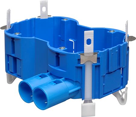 [5417562563] Halogenfri forfradåse med rørtud (2x Ø16-20 mm) 2 moduler