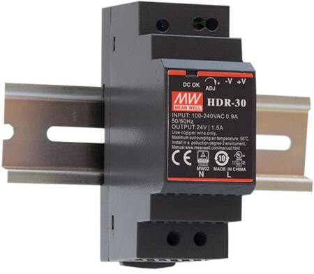[5463000189] STRØMFORSYNING 12V 2A, DIN, KLASSE II