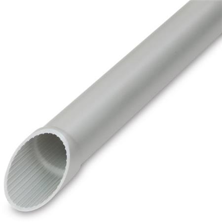 [0830100701] PLASTRØR 16MM GRÅ MED MUFFE PVC